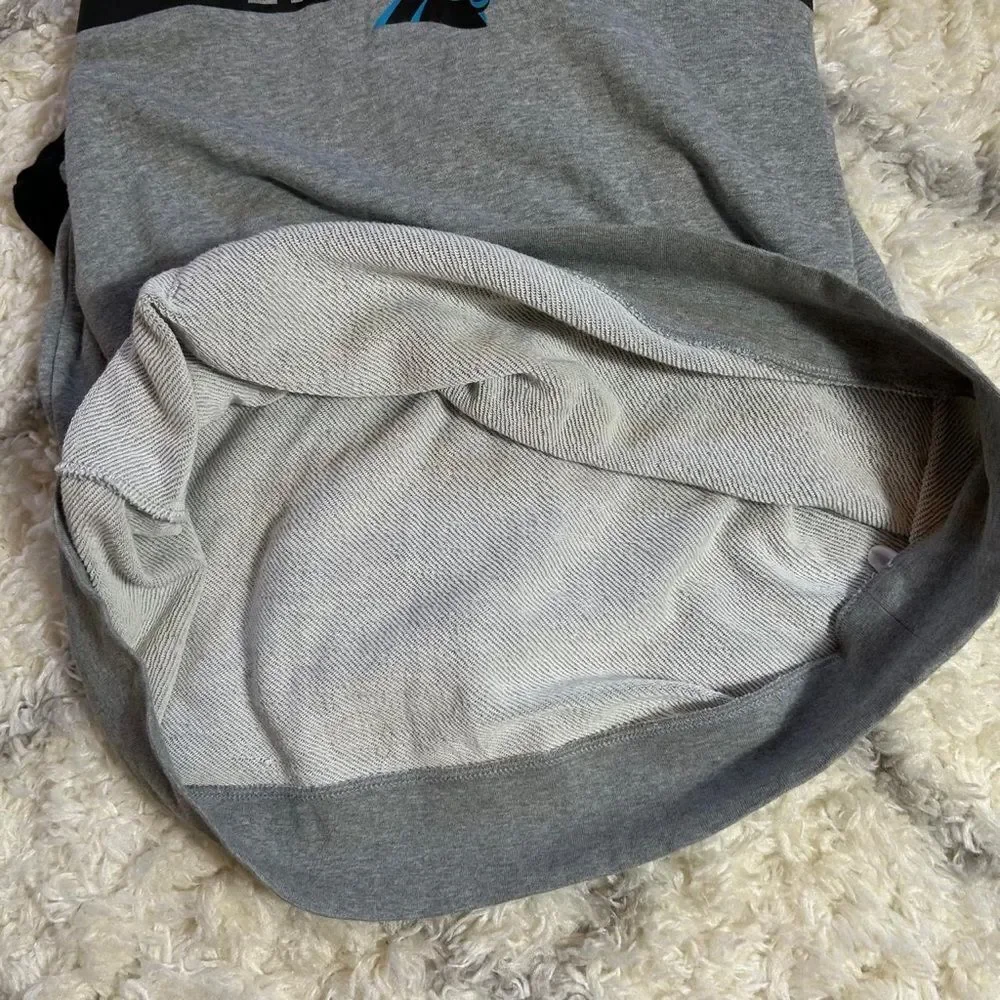 Nike Gray and Blue Hoodie